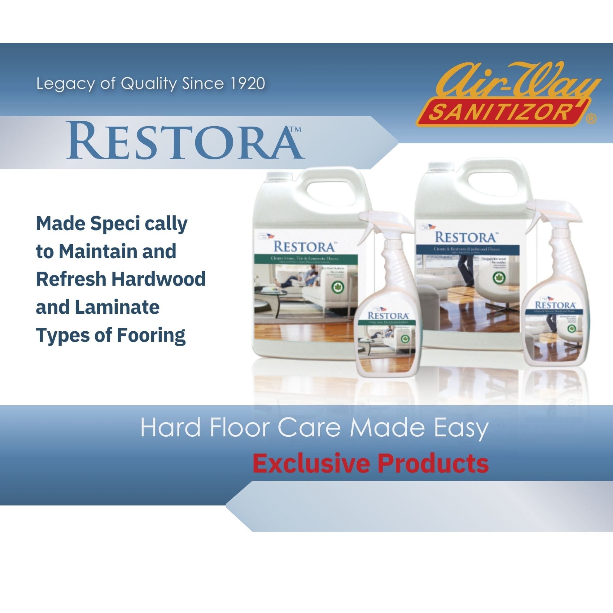 Restora Floor Care for Hardwood & Vinyl